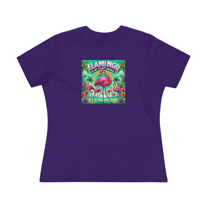 Flamingo is My Spirit Animal - Women's Softstyle Tee - Whippie's