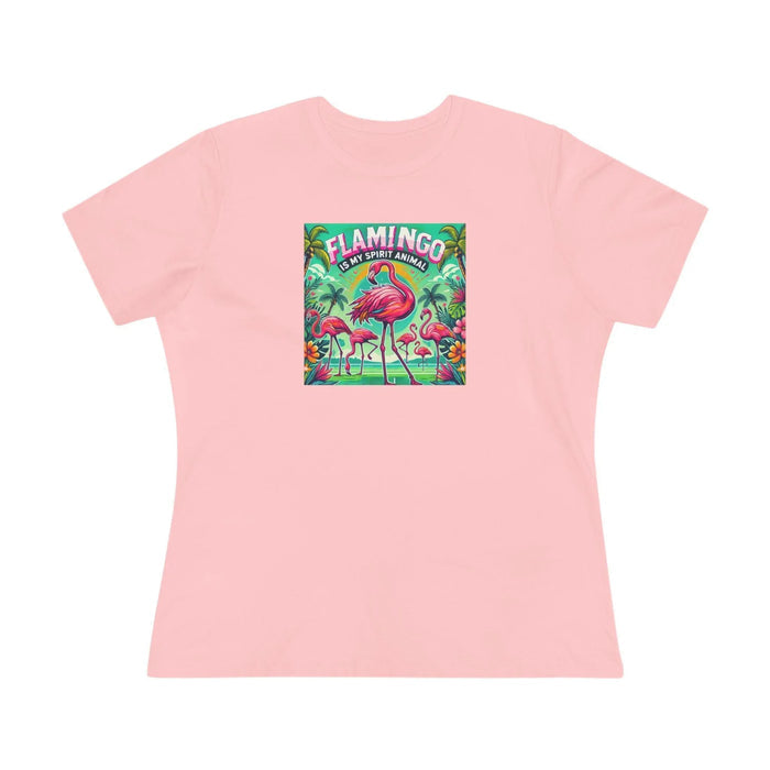 Flamingo is My Spirit Animal - Women's Softstyle Tee - Whippie's