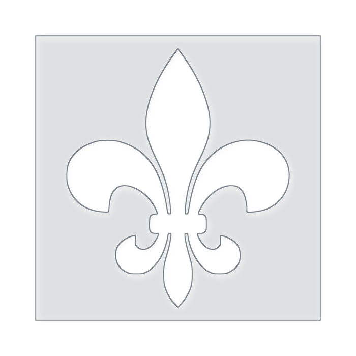 Fleur De Lis Acrylic Router Template