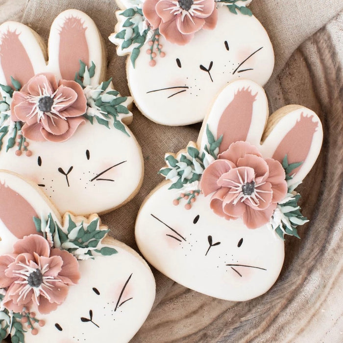 Floral Bunny Cookie Cutter