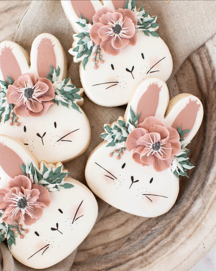 Floral Bunny Cookie Cutter