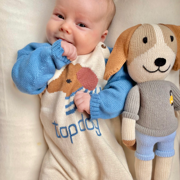 Frank the Taxi Dog Doll - Organic Stuffed Animal Toy