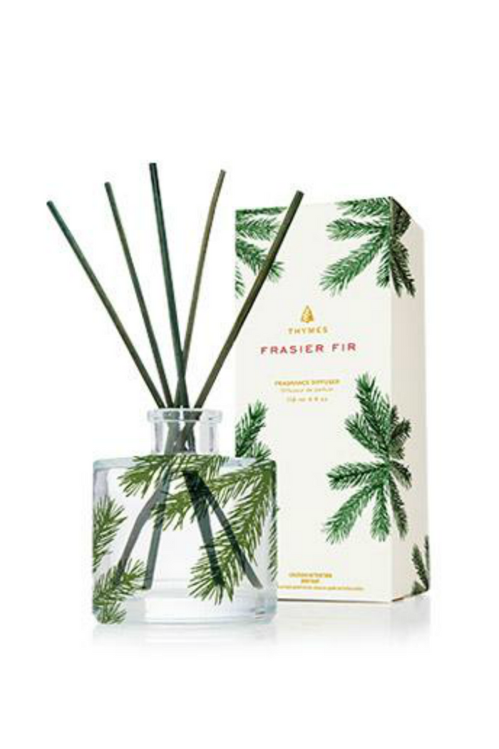 Thymes Frasier Fir Reed Diffuser, Petite Pine Needle