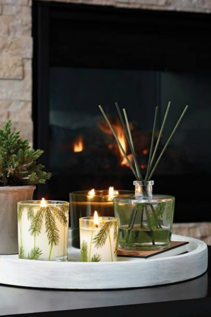 Thymes Frasier Fir Reed Diffuser, Petite Pine Needle