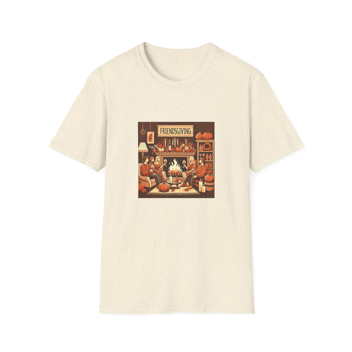 Friendsgiving Vibes - Gather & Give Thanks! 🍷🍂 Unisex T-Shirt - Whippie's