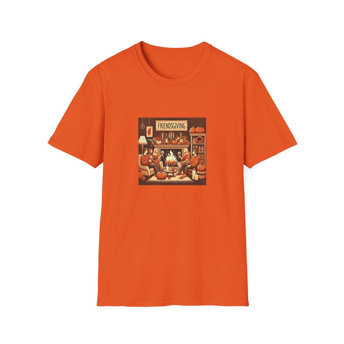 Friendsgiving Vibes - Gather & Give Thanks! 🍷🍂 Unisex T-Shirt - Whippie's