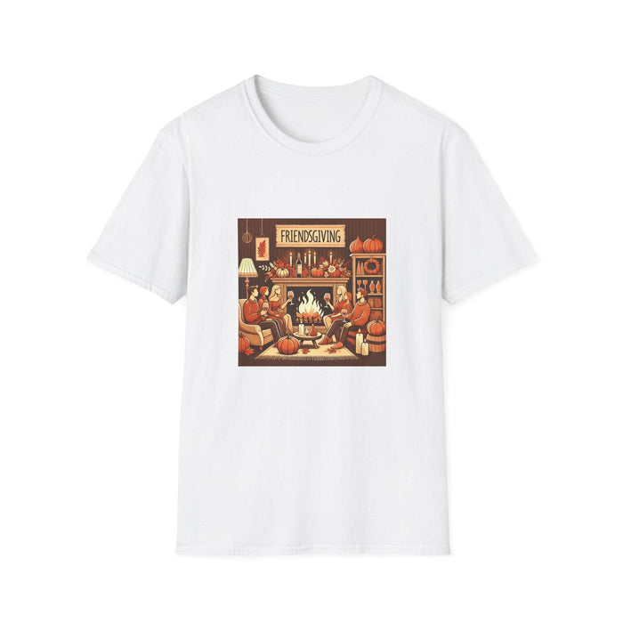 Friendsgiving Vibes - Gather & Give Thanks! 🍷🍂 Unisex T-Shirt - Whippie's