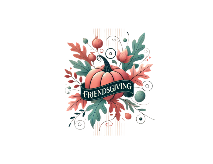 Friendsgiving Whimsical Pumpkin - Women's Softstyle Tee