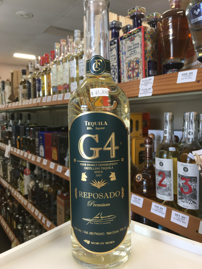 G4 TEQUILA REPOSADO 750 ML.