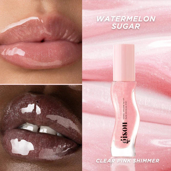 Gisou Honey Infused Lip Oil Watermelon Sugar  8Ml