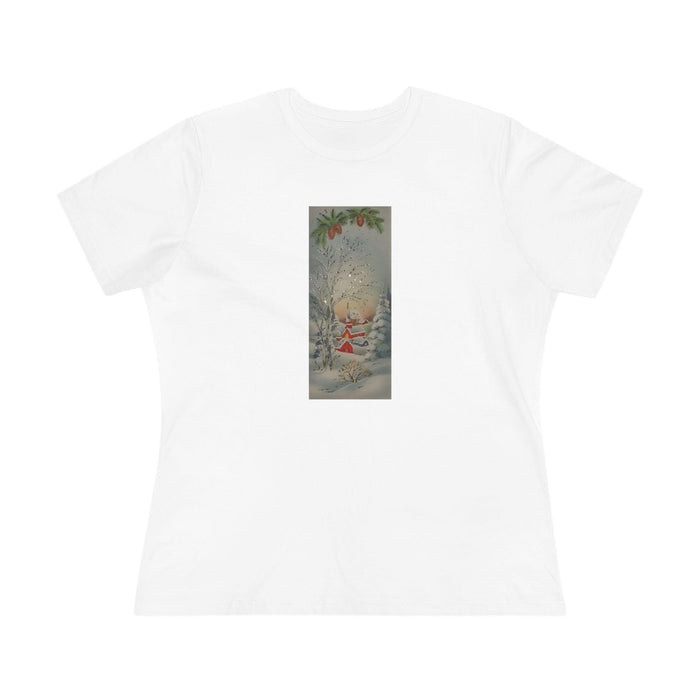 Glittery Winter Village Tee - Sparkle This Season! ✨🎄 Women's Softstyle Tee - Whippie's