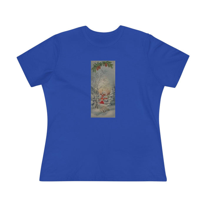 Glittery Winter Village Tee - Sparkle This Season! ✨🎄 Women's Softstyle Tee - Whippie's