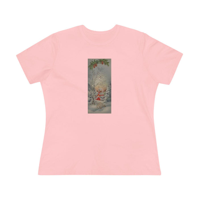 Glittery Winter Village Tee - Sparkle This Season! ✨🎄 Women's Softstyle Tee - Whippie's