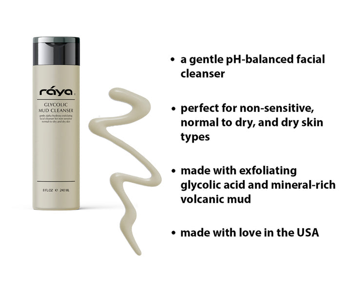 GLYCOLIC MUD CLEANSER (G-103) RAYA SPA - rayaspa