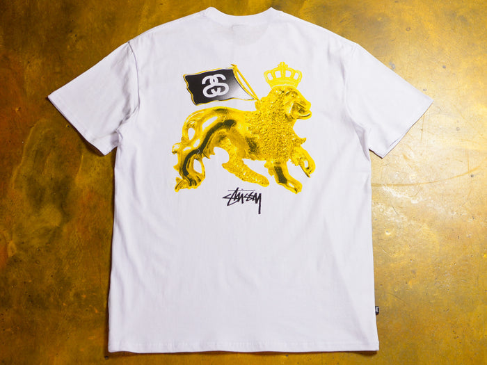 Gold Lion T-Shirt - White