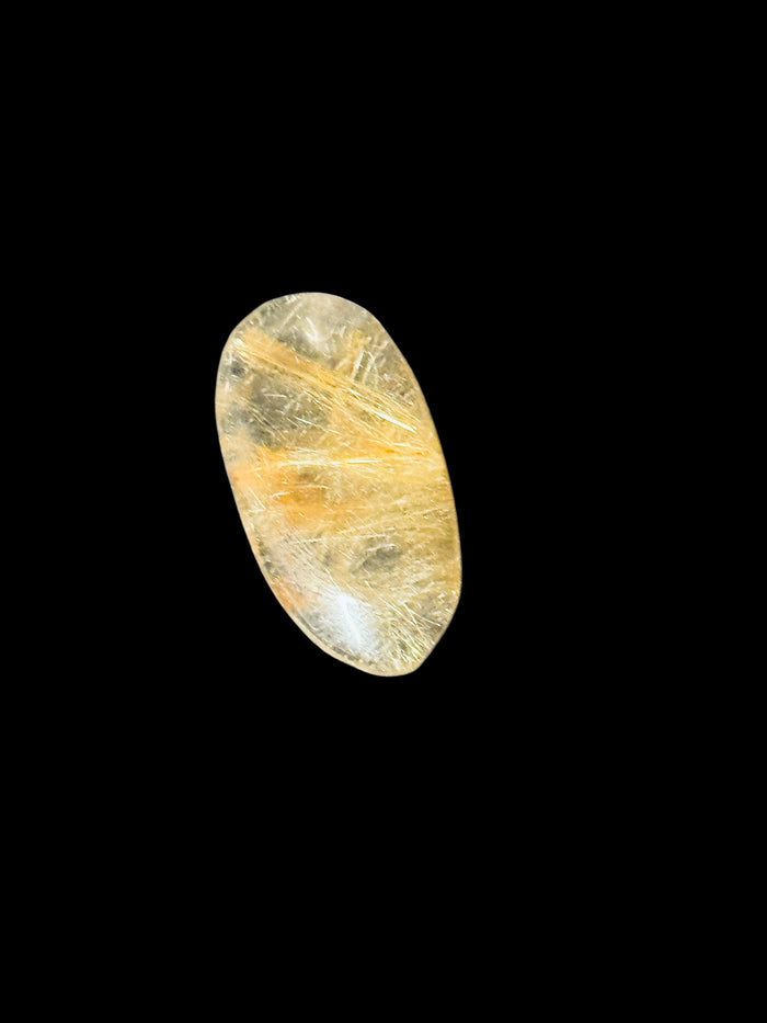 Golden Rutilated Quartz marquis palm stone – 5–10 grams, Raven’s Cauldron, 6 N Sandusky St, Delaware, OH 43015
