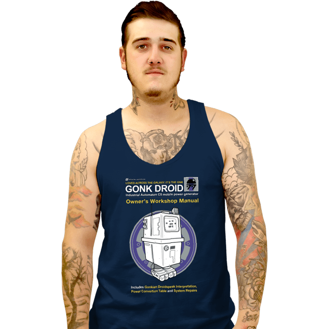 Tank Top, Unisex / Small / Navy