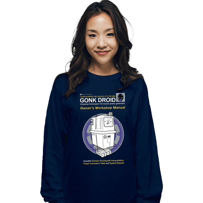 Long Sleeve Shirts, Unisex / Small / Navy
