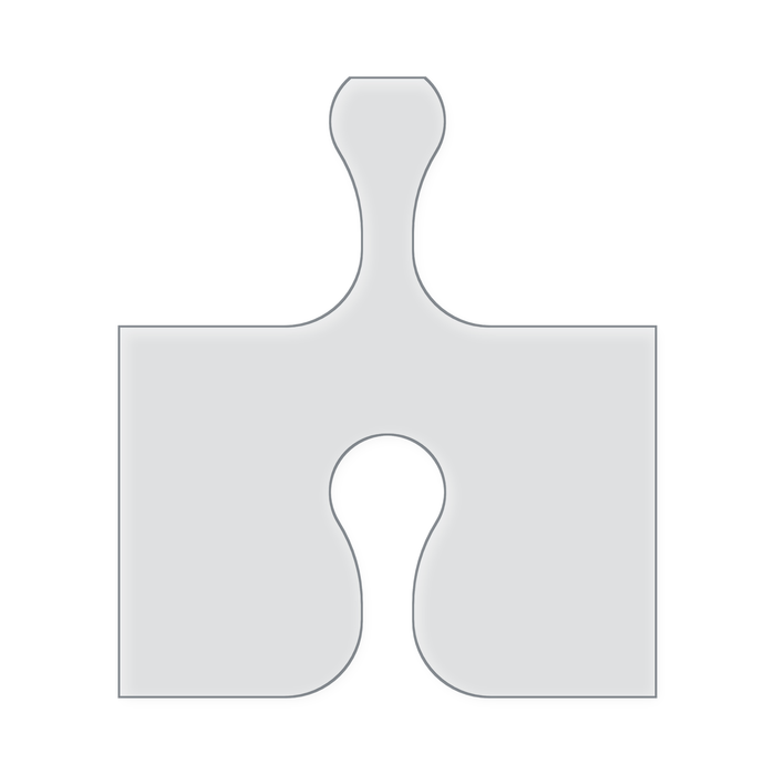 Grab and Go Nesting Charcuterie Board Handle Acrylic Router Template