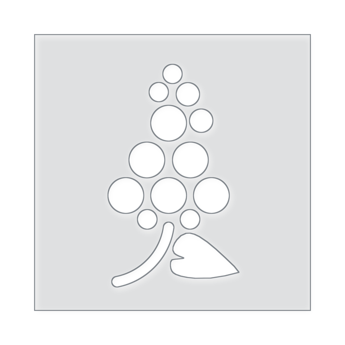 Grape Bunch Acrylic Router Template