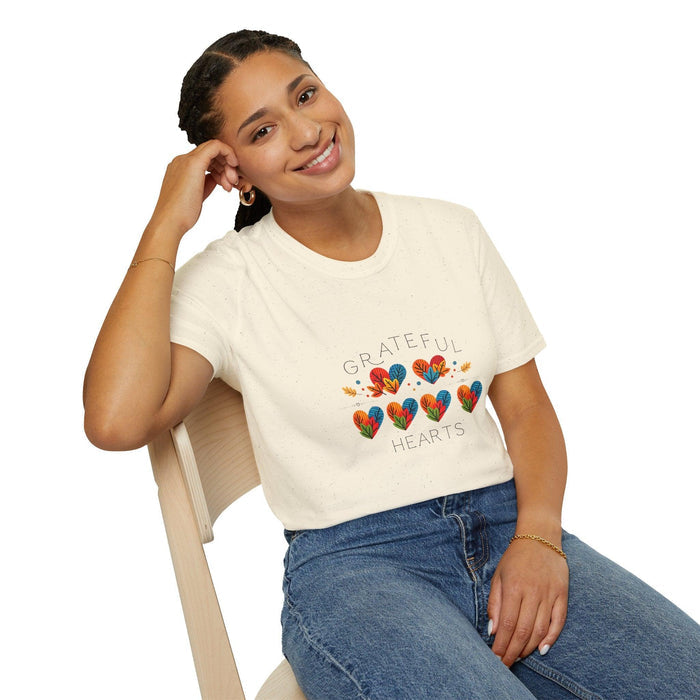 Grateful Hearts - A Family Affair 🧡💛❤️ - Six Hearts - Unisex T-Shirt - Whippie's