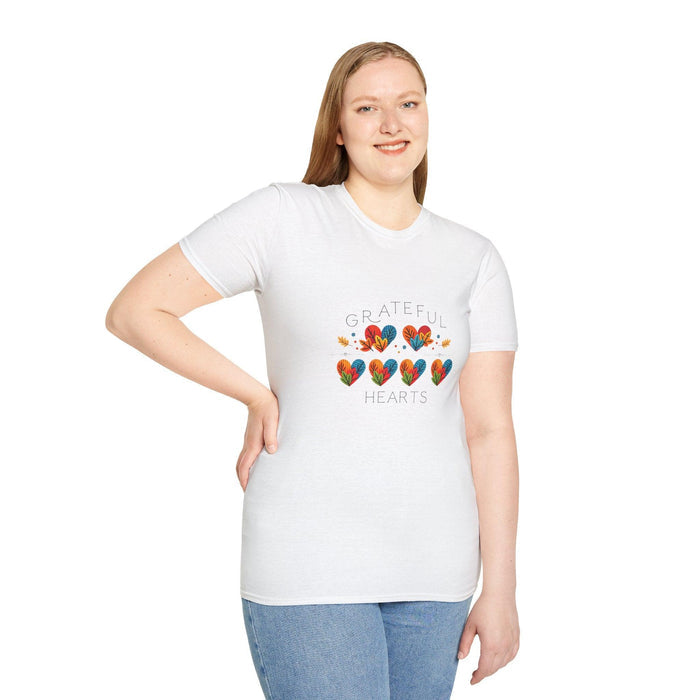 Grateful Hearts - A Family Affair 🧡💛❤️ - Six Hearts - Unisex T-Shirt - Whippie's