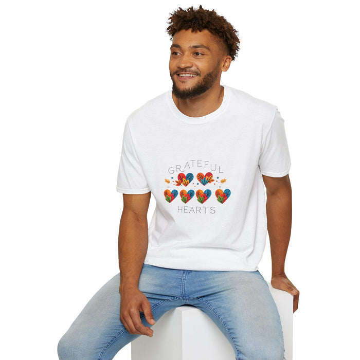 Grateful Hearts - A Family Affair 🧡💛❤️ - Six Hearts - Unisex T-Shirt - Whippie's