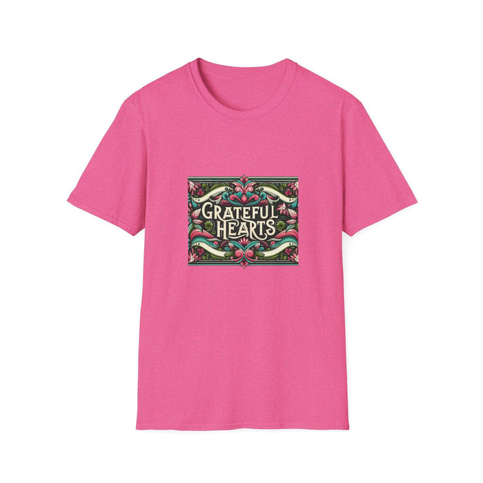 Grateful Hearts - Give Thanks with a Grateful Heart! 🧡💛🤎 Unisex T-Shirt - Whippie's