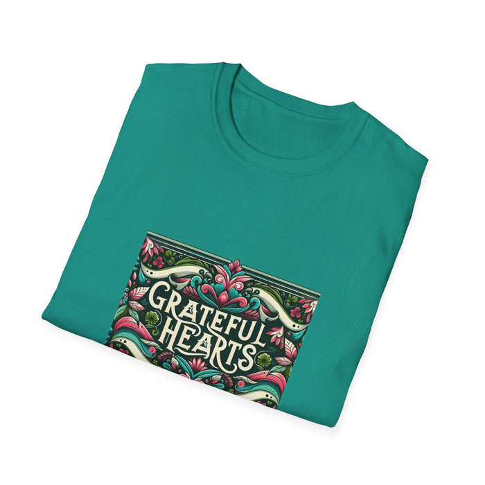 Grateful Hearts - Give Thanks with a Grateful Heart! 🧡💛🤎 Unisex T-Shirt - Whippie's