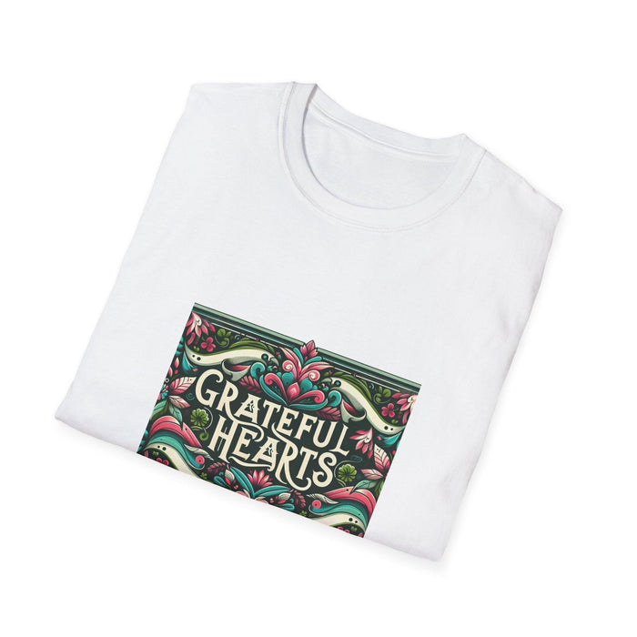 Grateful Hearts - Give Thanks with a Grateful Heart! 🧡💛🤎 Unisex T-Shirt - Whippie's