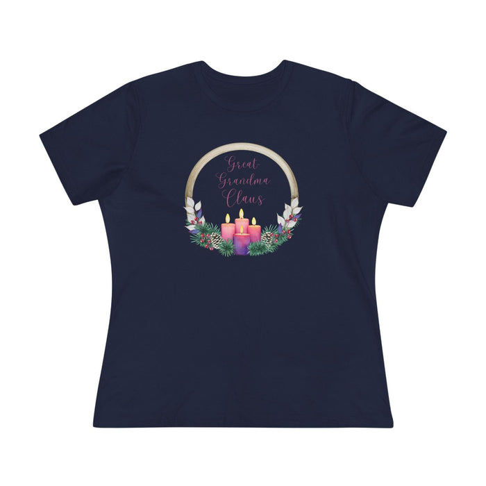 🕯️ Great Grandma Claus 👵🏼✨🎄 - Women's Softstyle Tee - Whippie's