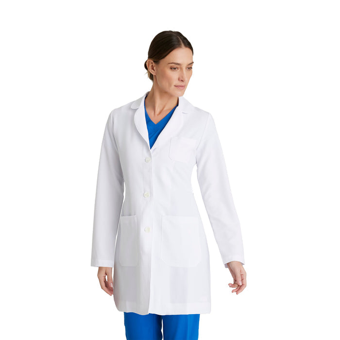Grey's Anatomy Women's Brooke Lab Coat Jackets & Coats Grey`s Anatomy White 2XL Reg