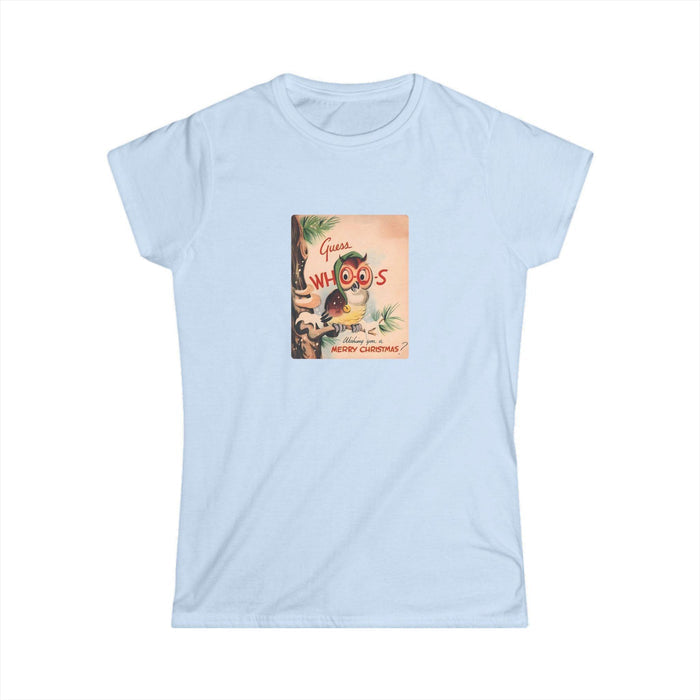 Guess Whoos Wishing you a Merry Christmas - Women's Tee - Whippie's
