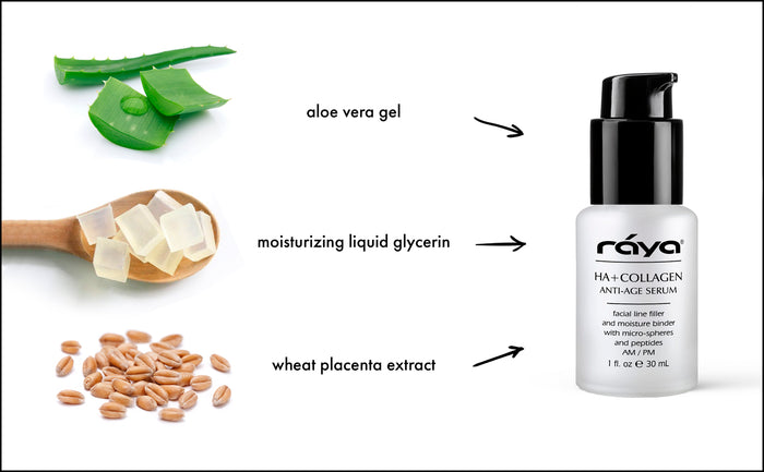 HA + COLLAGEN ANTI-AGING SERUM (502) RAYA SPA - rayaspa
