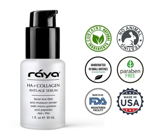 HA + COLLAGEN ANTI-AGING SERUM (502) RAYA SPA - rayaspa