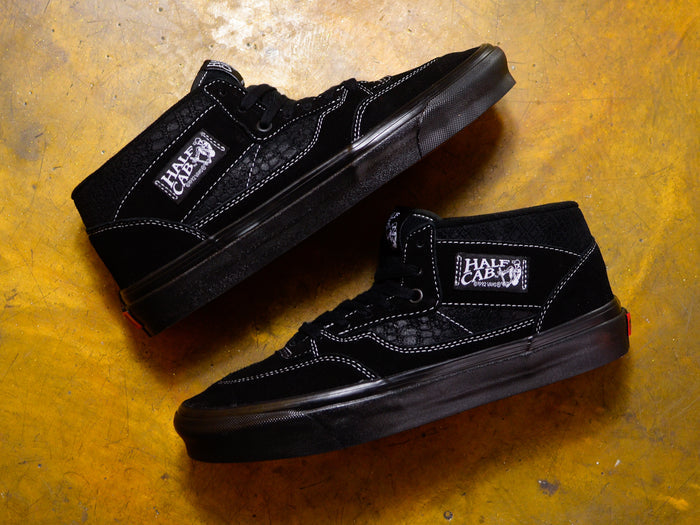 Half Cab 33 DX Anaheim Factory OG - Croc Emboss Black / Black