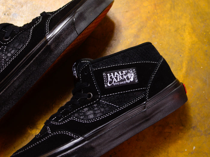 Half Cab 33 DX Anaheim Factory OG - Croc Emboss Black / Black