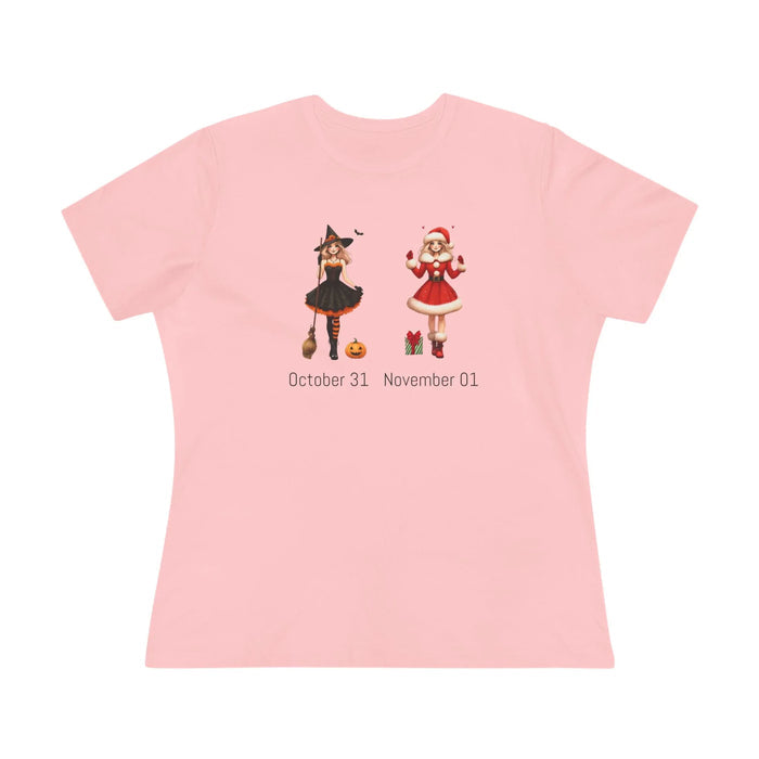 Halloween Christmas Transition Tee | Women's Softstyle Shirt