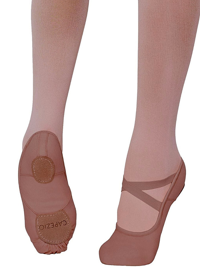 Hanami Split-Sole Canvas Ballet Shoe (Mocha)
