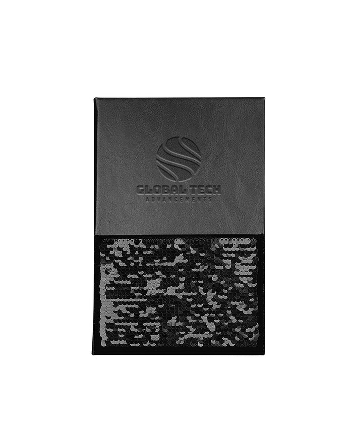 Hard Cover Sequin Pocket Journal - SP