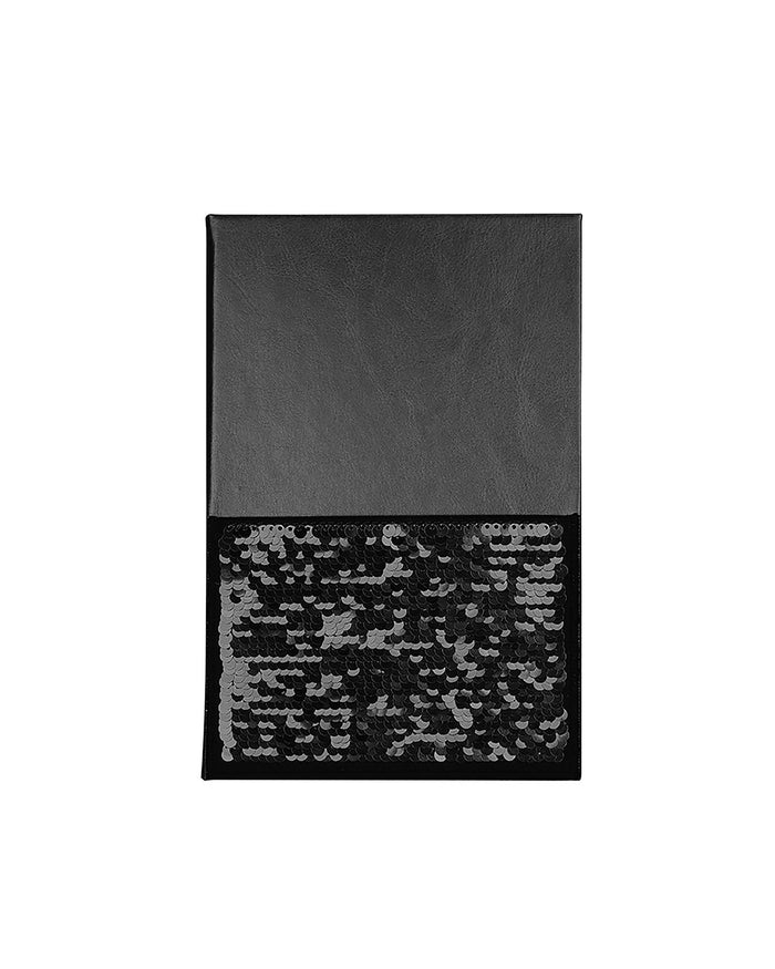 Hard Cover Sequin Pocket Journal - SP