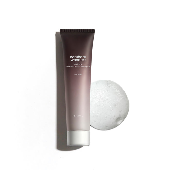 HaruHaru Wonder Black Rice Moisture 5.5 Soft Cleansing Gel 100ml | GlamTouch UK