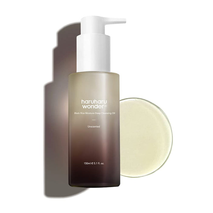 haruharu wonder Black Rice Moisture Deep Cleansing Oil (150ml) | GlamTouch UK