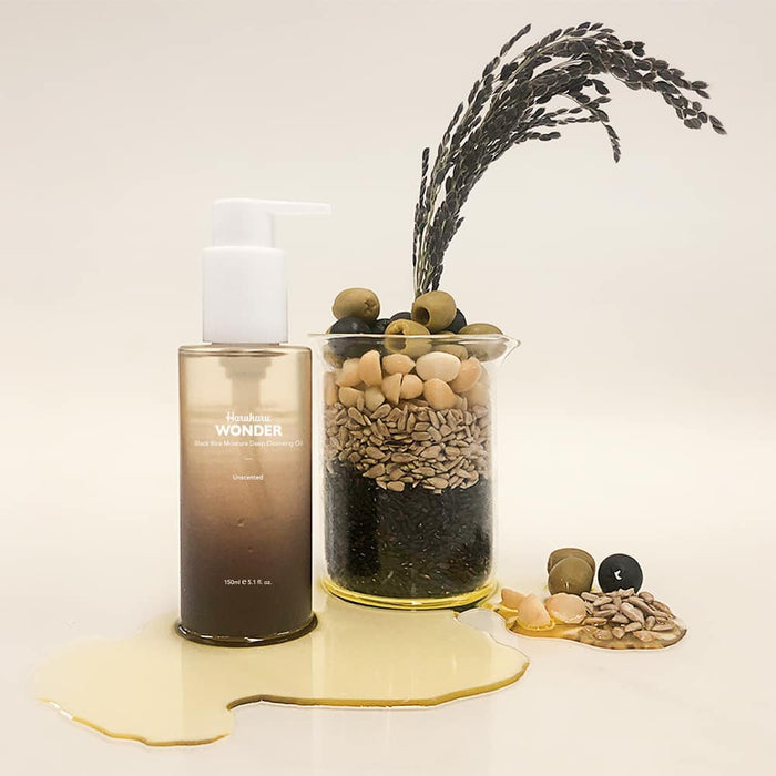 haruharu wonder Black Rice Moisture Deep Cleansing Oil (150ml) | GlamTouch UK