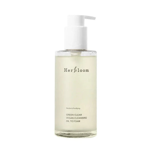 [Herbloom] Green Clear Vegan Cleansing Oil To Foam 200ml - Ballagrio