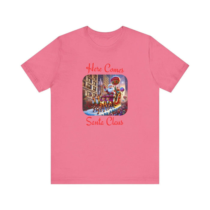 🎅 Here Comes Santa Claus 🎄 Unisex Jersey Tee ✨ - Whippie's