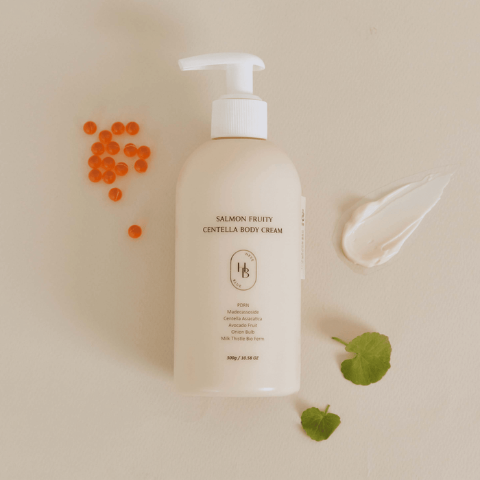 [HEVE BLUE] Salmon Fruity Centella Body Cream 300g - Ballagrio