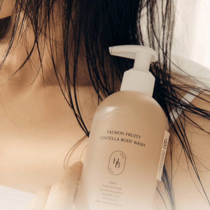 [HEVE BLUE] Salmon Fruity Centella Body Wash 300g - Ballagrio
