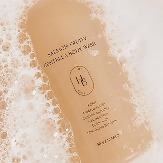 [HEVE BLUE] Salmon Fruity Centella Body Wash 300g - Ballagrio