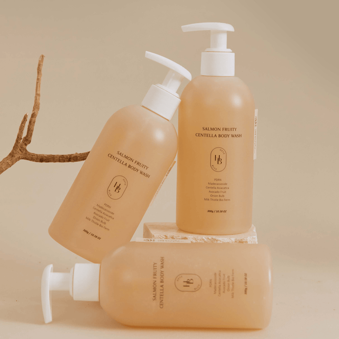 [HEVE BLUE] Salmon Fruity Centella Body Wash 300g - Ballagrio